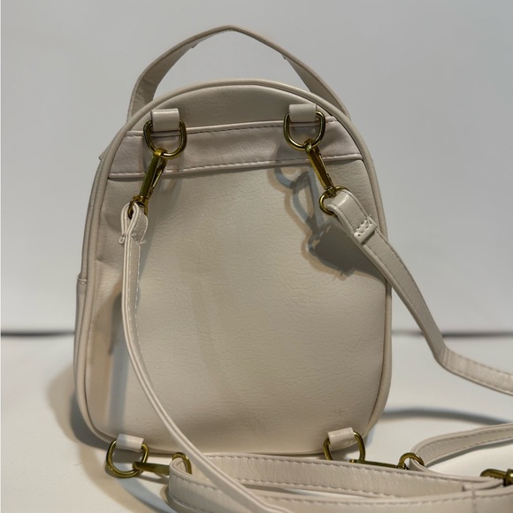 Quilted Mini Backpack - Cream - Picture 4 of 4